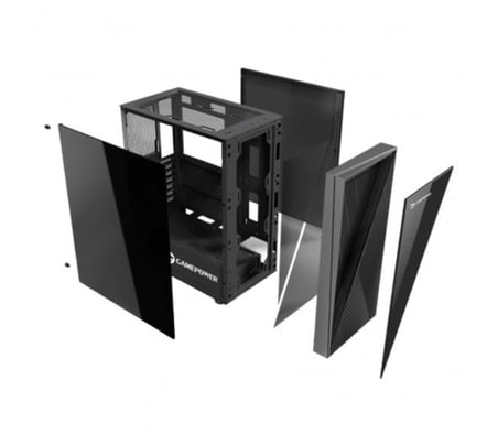 GamePower Ravadin 3X ARGB Gaming Kasa (KDO)