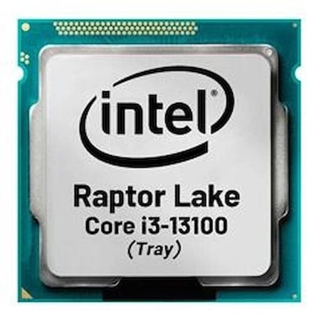 Intel Raptor Lake I3 13100 TRAY 3.40GHZ ~ 4.50GHZ 12MB 1700P Kutusuz İşlemci (KDO)