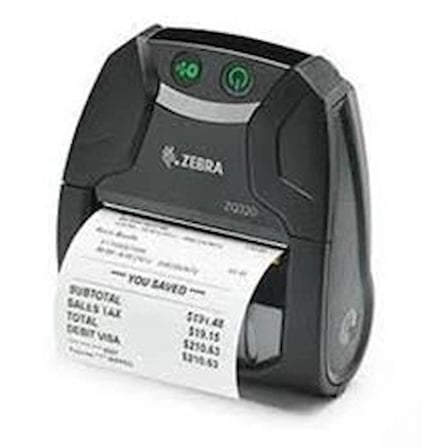 Zebra ZQ320 Mobil Etiket ve Fiş Yazıcı Bluetooth 3" 203 Dpı IP54. (iMZ320 Yerine) Şarj Kablosu Dahil (KDO)