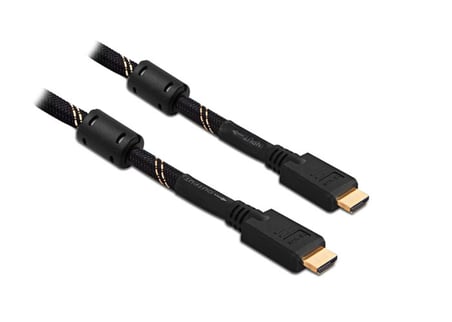 S-link SLX-2760 HDMI TO HDMI 60m Çift Filtre+Çipsetli+Kor.Kılıf 1.4 Ver. 3D Kabl (KDO)