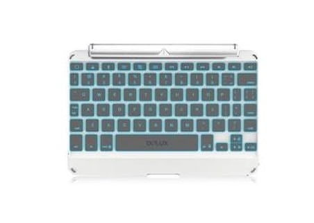 Everest KB-BT11 Beyaz Bluetooth iPad Mini Işıklı Everest KB-BT11 Kablosuz Stand-Klavye (KDO)