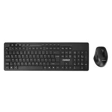 Everest KM-510 Siyah Kablosuz Q Multimedia Klavye + Mouse Set (KDO)