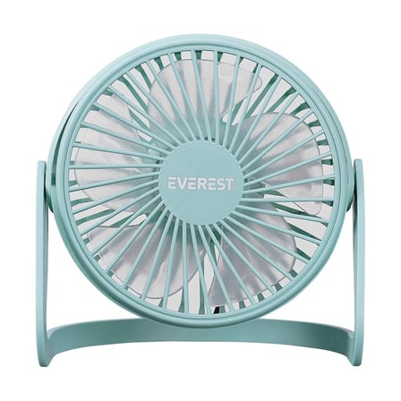 Everest EFN-505 Masaüstü Turkuaz Usb Fan (145mmx141mmx105 mm) (KDO)