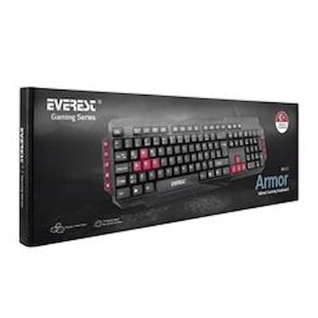 Everest KB-G7 ARMOR Siyah USB Q Gaming Oyuncu Klavyesi (KDO)