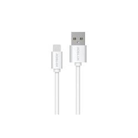 Hytech HY-X86 1m 2.4A Micro Usb Beyaz Şarj Kablosu (KDO)