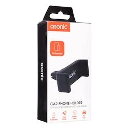 Asonic AS-H01 Universal Ayarlanabilir Siyah Araç Telefon Tutucu (KDO)