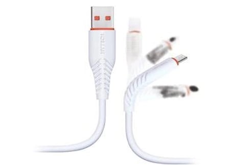 Hytech HY-X235 1.2M 3A Micro Usb Beyaz Data (KDO)