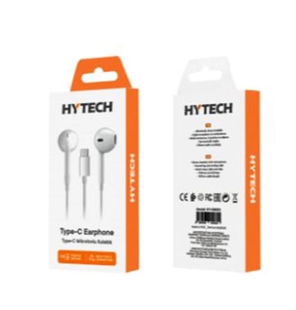 Hytech HY-XBK53 TypeC Telefon Uyumlu Beyaz Kulak İçi Mikrofonlu Kulaklık (KDO)