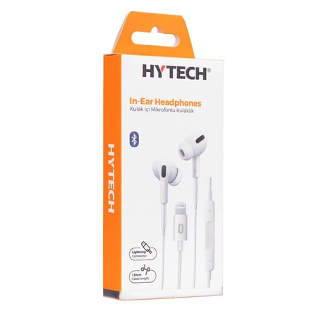 Hytech HY-XBK52 Beyaz Bluetooth Kulak içi Mikrofonlu Kulaklık (KDO)