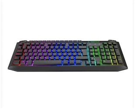Rampage KB-R310 BROKER V2 Siyah Usb Gökkuşağı Zemin Aydınlatmalı 12800 DPI Oyuncu Klavye + Mouse Set (KDO)
