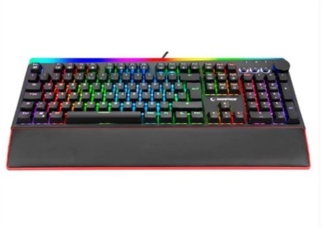 Rampage KB-R97 X-TRACER Siyah  RGB Aydınlatmalı Red SwitchGaming Oyuncu Mekanik Klavye (KDO)
