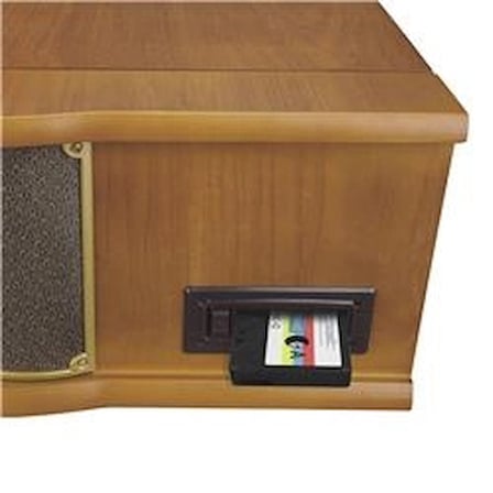 Mikado Nostalgia MN-P325 DÖNENCE Pikap Ahşap 2X5W Stereo Spk MP3 Çalar USB-Radyo-CD-Kaset -BT Müzik (KDO)