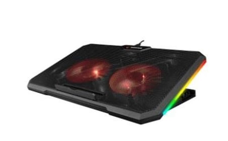 Addison Rampage AD-RC12 CLAW Siyah 2 Fan 2 USB RGB Işıklı 15"-17" Notebook Soğutucu Stand (KDO)