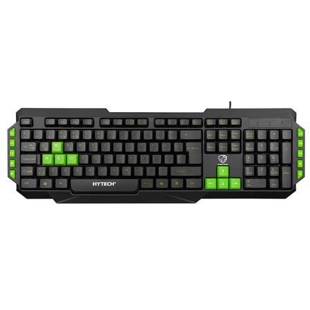Hytech HYK-46 GAMY Siyah USB Yeşil Tuşlu Q Gaming Oyuncu Klavyesi (KDO)