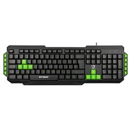 Hytech HYK-46 GAMY Siyah USB Yeşil Tuşlu Q Gaming Oyuncu Klavyesi (KDO)