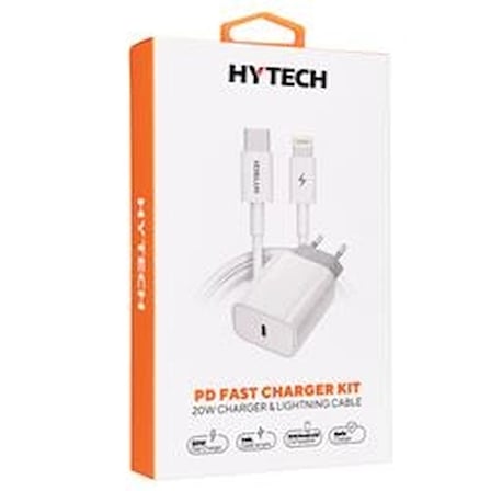 Hytech HY-XE40PD PD Kablo Seti 1PD 20W Hızlı Ev Şarj Adaptör (KDO)