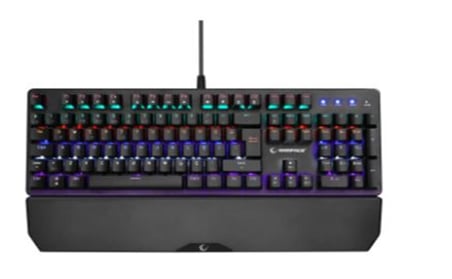 Rampage KB-R86 UMBRA Siyah USB Rainbow Aydınlatmalı Red Switch Mekanik Gaming Oyuncu Klavye (KDO)