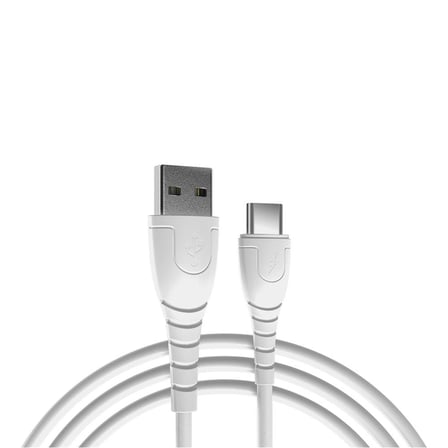 Hytech HY-XTK30 2.4A Type-C 90cm Beyaz Hızlı Şarj Kablosu (KDO)