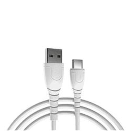 Hytech HY-XTK30 2.4A Type-C 90cm Beyaz Hızlı Şarj Kablosu (KDO)