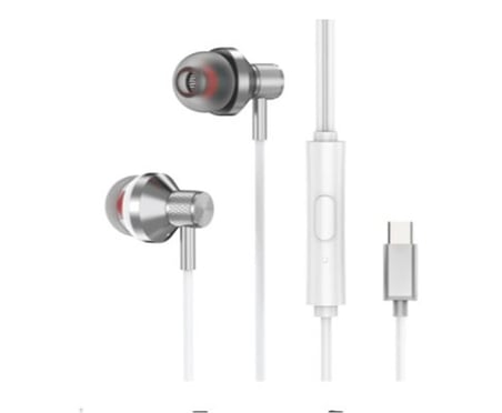Snopy SN-BT22 Type C Telefon Uyumlu Beyaz Mikrofonlu Kulaklık (KDO)