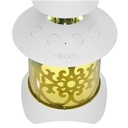 Mikado MD-20BT Beyaz Dekoratif 5W 1200mAh BT-LED Işıklı Bluetooth Hoparlör (KDO)
