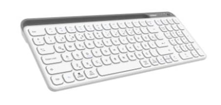 Everest KB-BT90 Beyaz-Gri Bluetooth+ 2.4Ghz  Q Mac-Win-Android-Ios Uyumlu Kablosuz klavye (KDO)