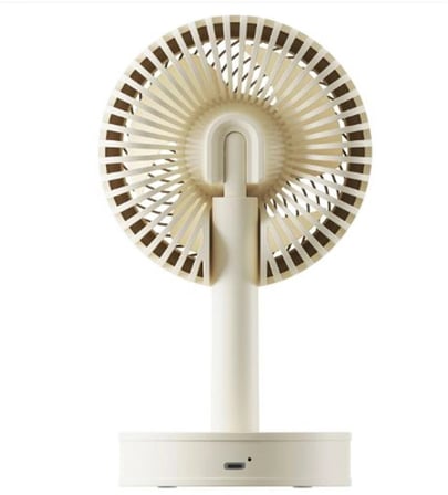Everest EFN14 Krem 1200mAh 3 Hız Kademeli Masaüstü USB Fan (KDO)