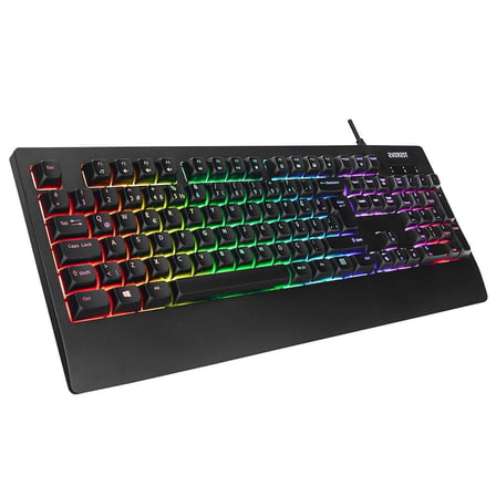 Everest KB-93 Siyah USB Rainbow Aydınlatmalı Q Membrane RGB (KDO)