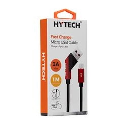 Hytech HY-X431 1M 3A Type-C Örgülü Silver Gri Data + Şarj Kablosu (KDO)