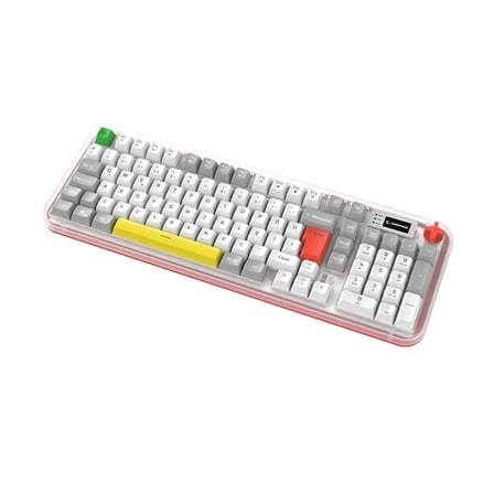 Rampage Reflect 99 Sessiz Beyaz - Gri RGB Q Membrane Oyuncu Klavyesi (KDO)