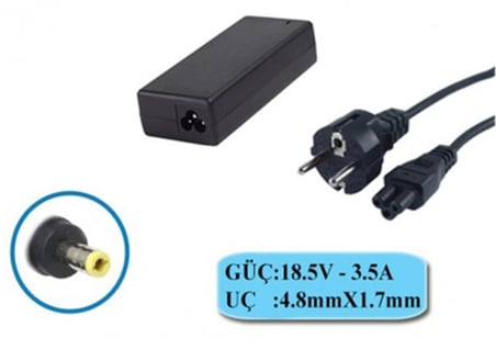 Compaxe CLH-306 Hp 65W 18.5V 3.5A 4.8-1.7 Notebook Adaptörü (KDO)