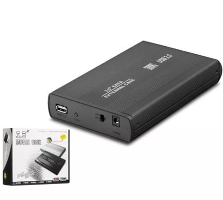 HADRON HDX1753 HDD KUTUSU USB2.0 METAL SATA 3.5" SİYAH (KDO)