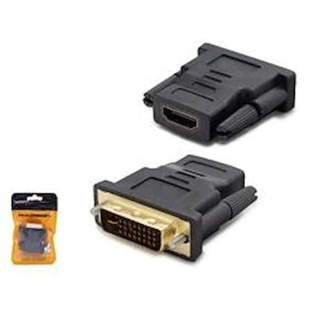 HADRON HDX1260 DVI (M) TO HDMI (F) ADAPTÖR 24+5 SİYAH (KDO)