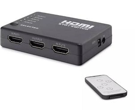 Hadron Hdx1272  5 Port Hdmi Switch 5Giriş 1Çıkış Kumandalı (KDO)