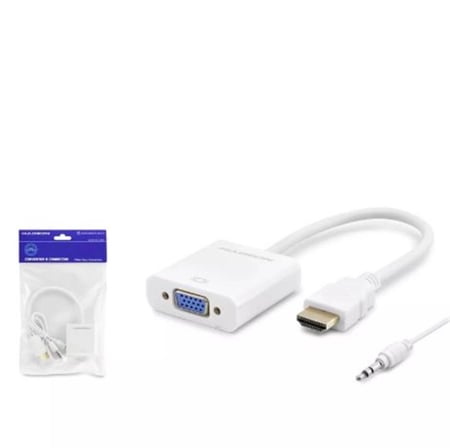 Hadron Hdx2019 Hdmi To Vga F Çevirici 1080P + Audio Beyaz (KDO)