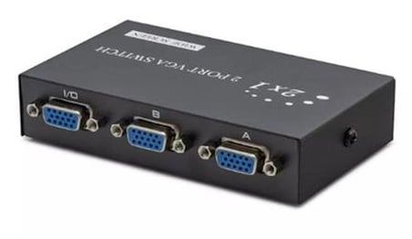 Hadron Hdx1280 2 Port Vga Switch 54Mhz 2Giriş 1Çıkış Butonlu Geçiş (KDO)