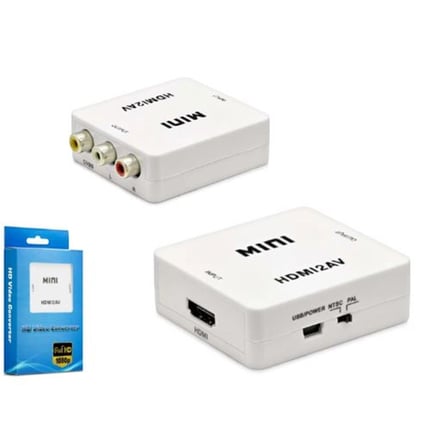 HADRON HDX1281 HD VIDEO CONVERTOR HDMI (IN) TO AV (OUT) BEYAZ (KDO)