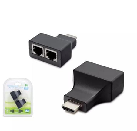 HADRON HDX1298 30M HDMI EXTENDER BY CAT5-6 SİYAH (KDO)
