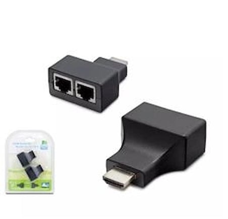 HADRON HDX1298 30M HDMI EXTENDER BY CAT5-6 SİYAH (KDO)