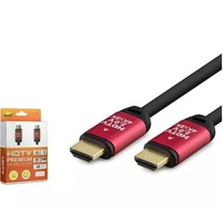 HADRON HDX2037 HDMI (M) TO HDMI (M) KABLO PVC 4K 1.5M SİYAH (KDO)