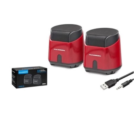Hadron HD6024R Speaker Pc Kırmızı 8.5-9-9 cm (KDO)