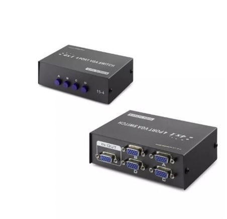 Hadron Hdx1329 4 Port Vga Switch 54Mhz 4Giriş 1Çıkış (KDO)