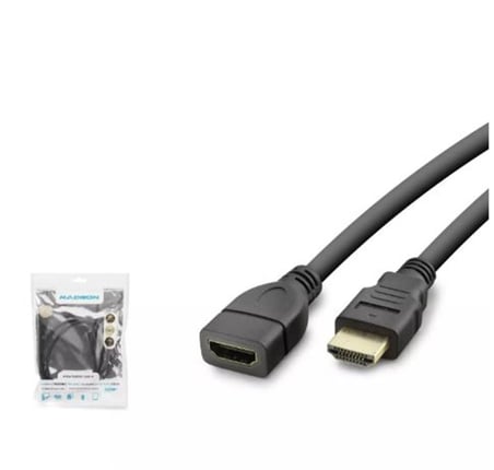 HADRON HDX2043 HDMI Uzatma Kablosu 1 m Siyah (KDO)