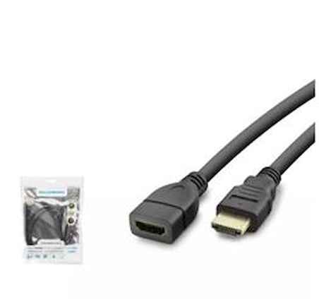 HADRON HDX2043 HDMI Uzatma Kablosu 1 m Siyah (KDO)
