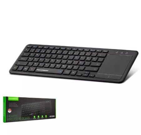 HADRON HDX2505 BLUETOOTH + WIRELESS KLAVYE + TOUCH PAD Q SİYAH (KDO)