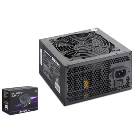 HADRON HD423 PC Power Supply Güç Kaynağı 550W 12 cm Fan ATX 80 Plus Siyah (KDO)