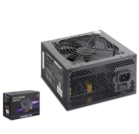 HADRON HD424 PC Power Supply Güç Kaynağı 650W 12 cm Fan ATX 80 Plus Siyah (KDO)