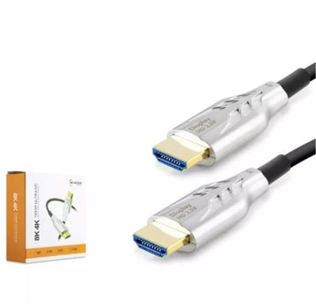 HADRON HDX2047 HDMI KABLO PVC 8K 60HZ 2.1V OPTIC OD8.0 10M SİYAH (KDO)