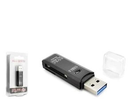 HADRON HDX7030 USB 3.0 Kart Okuyucu SD MicroSD 5 Gbps Siyah (KDO)