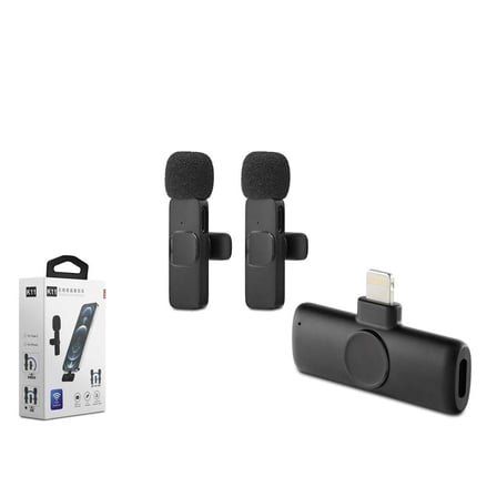 Hadron HDX2786 Kablosuz  Çift Yaka Mikrofonlu  Lighting Son derece hassas 20 metre erişilebilir (KDO)